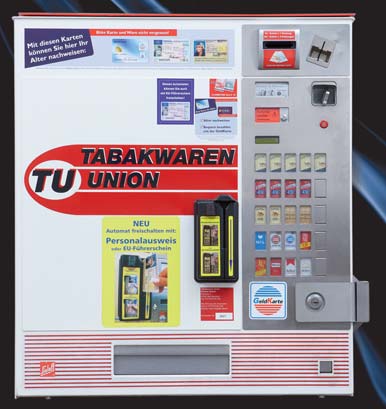 Zigarettenautomat der Tabakwaren Union