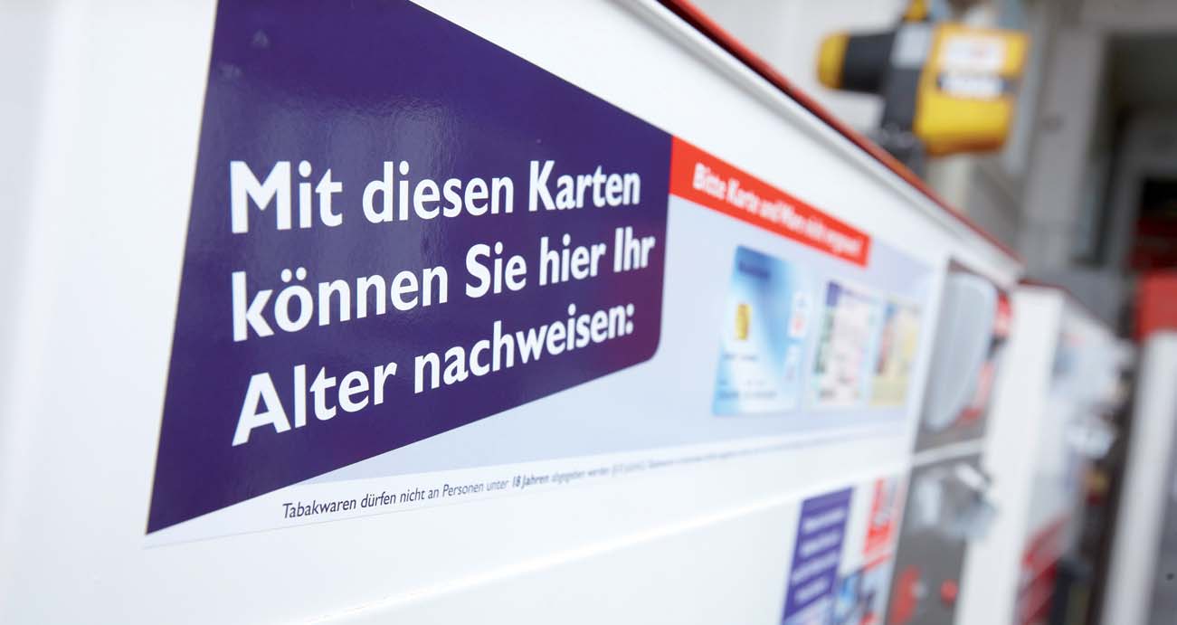 Alterslegitimation per EC-Karte am Automaten
